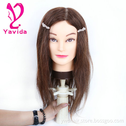 professional 18-24inch hair mannequin head malaysian hair vendors Hairdresser Styling
